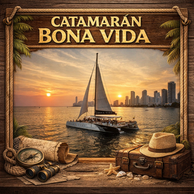 Paseo en catamarán al atardecer